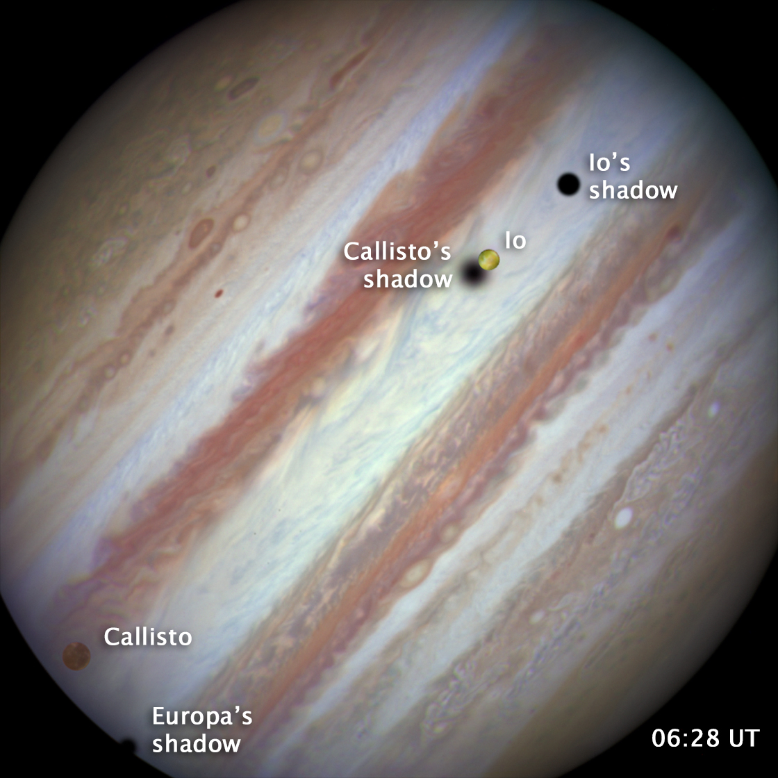 6 февраля Юпитер вступил в противостояние с Солнцем. 