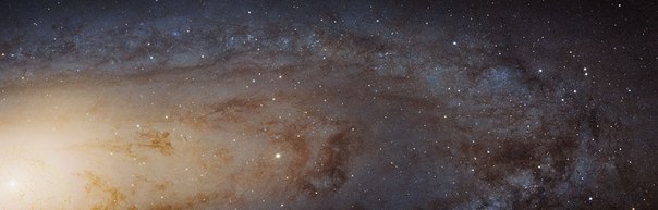 Фантастическое изображение галактики Андромеда (M31)